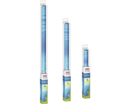 Akvarijný zadný plagát zabalený v rôznych veľkostiach