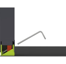 Sieťka na dvere dvojitá posuvná Home Protect antracit 230 x 240 cm