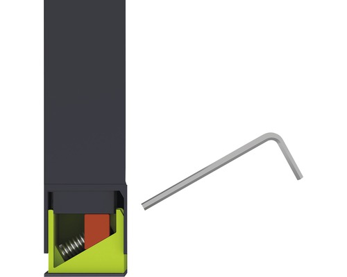 Detailný pohľad na nástroj s imbusovým kľúčom