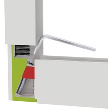 Roleta proti hmyzu do dverí autoSTOP Home Protect biela 150 x 220 cm