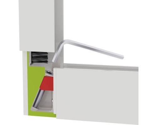 Kovanie okien s imbusovým kľúčom na nastavenie