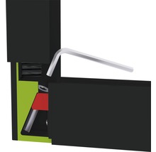 Roleta proti hmyzu do dverí autoSTOP Home Protect antracit 150 x 220 cm