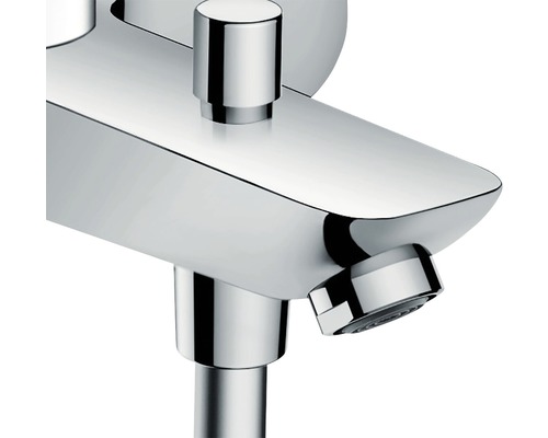 Kovová vodovodná batéria, pohľad zhora