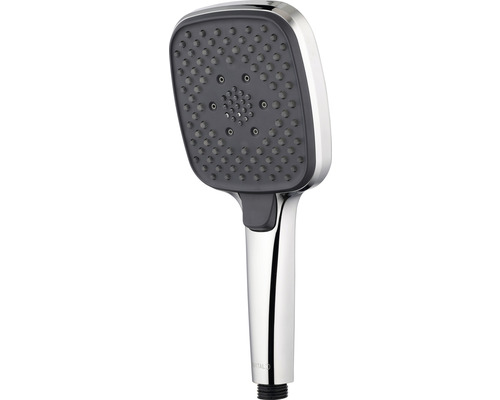 Ručná sprcha s obdĺžnikovou sprchovou hlavicou a sprchovým ramenom