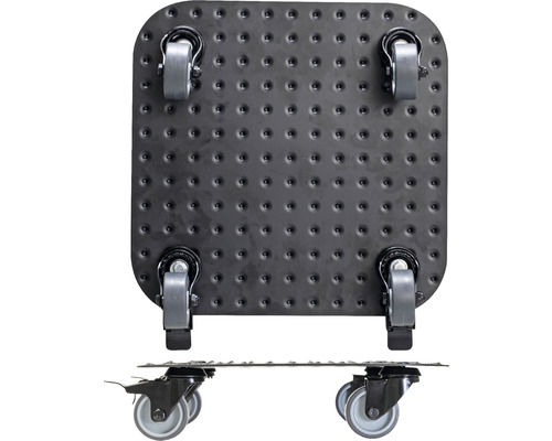 Dielenská rolovacia doska so štyrmi kolesami