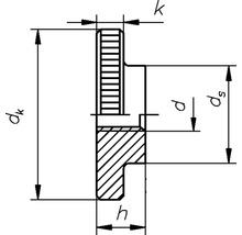 Technický výkres strojnej súčiastky s kótovaním
