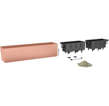 Lechuza Balconera Cottage 80 Sada kvetináča so zavlažovacím systémom