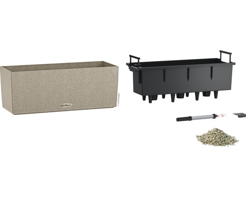 Kvetináč Lechuza s vložkou, indikátorom hladiny vody a drenážou