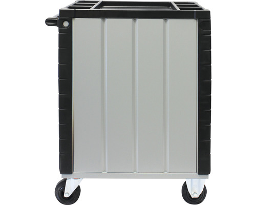 Plastový pojazdný kontajner s rukoväťou a kolieskami