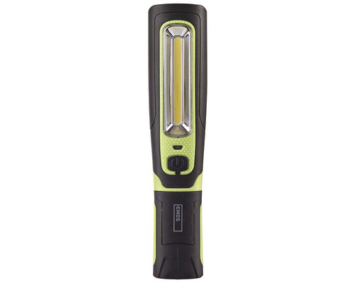 Čierna tyčová lampa s LED svetelným zdrojom