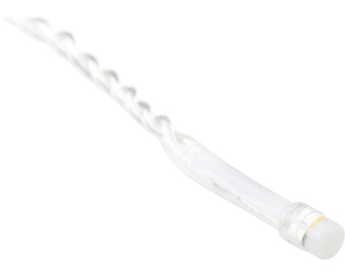 LED svetelná reťaz, transparentný kábel