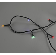 Svetelná reťaz s rôznofarebnými LED svetlami