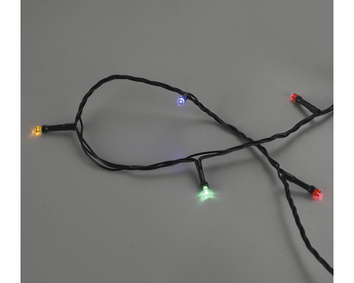 Svetelná reťaz s rôznofarebnými LED svetlami