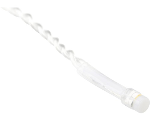LED svetelná reťaz s transparentným káblom