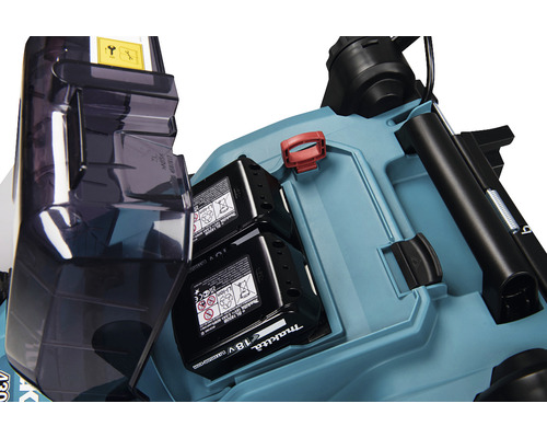 Kosačka na trávu Makita s dvoma 18-voltovými batériami