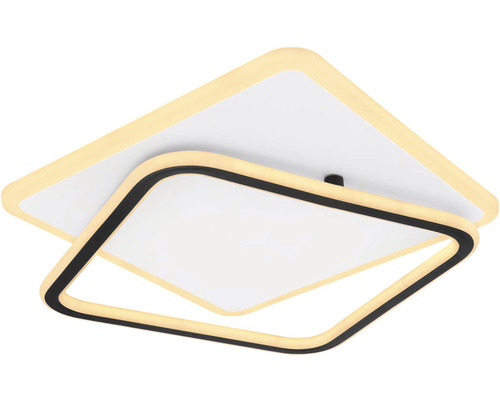 Štvorcové LED stropné svietidlo s dekoratívnym rámom