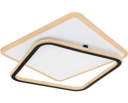 Štvorcové LED stropné svietidlo s dvoma úrovňami