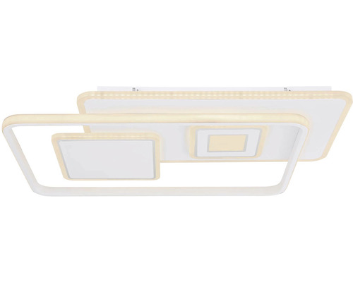 Štvorcové LED stropné svietidlo s geometrickým dizajnom