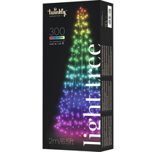 Balenie svetelnej reťaze Twinkly Generation II s 300 RGBW LED svetlami a ovládaním aplikácií, dĺžka 2 metre