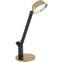 Stolná lampa s nastaviteľným ramenom a USB portom