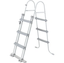 Nadzemný bazén sivý Bestway Power Steel™ 404 x 201 x 100 cm set s pieskovou filtráciou, ChemConnect dávkovačom a rebríkom