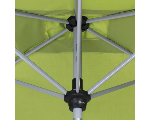 Detailný pohľad na konštrukciu slnečníka