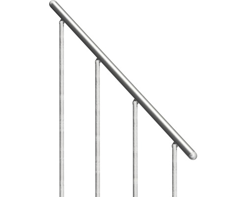 Nerezové zábradlie s tromi stĺpikmi