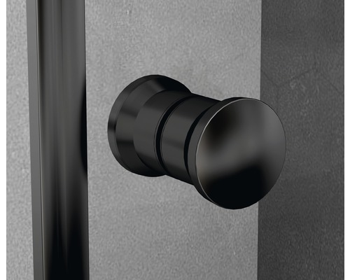 Gombík dverí sprchovacieho kúta, okrúhly, z kovu