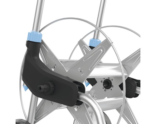 Detail záhradného hadicového vozíka