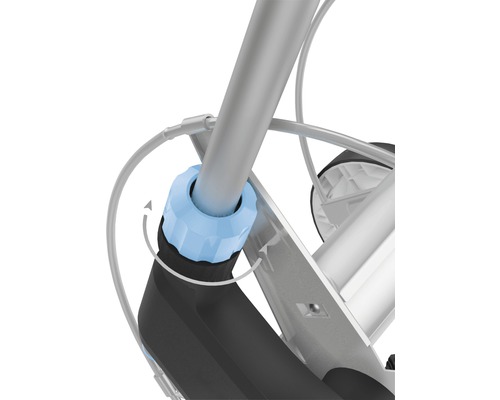 Detail otočného nastavovacieho kolieska na zariadení