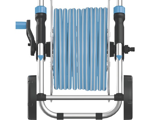 Záhradný hadicový vozík s navijakom