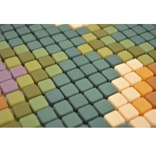 Sklenená mozaika Cuba MC2 31,10x24,60 cm mix zelená matná-thumb-1