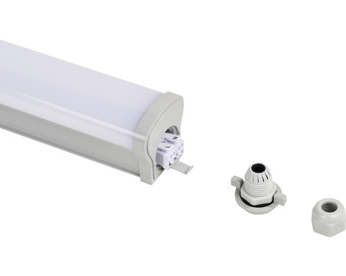 LED svietidlo do vlhkého prostredia s pripojovacím materiálom