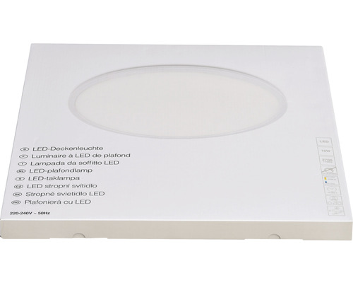 Balenie LED stropného svietidla