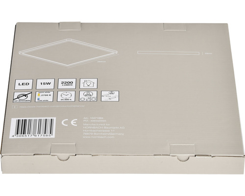 Balenie LED lampy s výkonom 15 W a svetelným tokom 2200 lúmenov