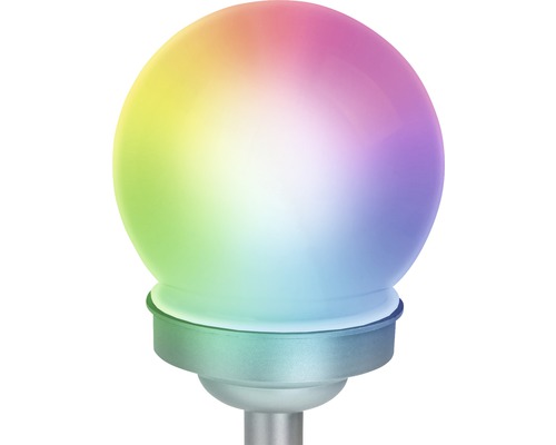 Dekoratívna záhradná lampa v tvare gule