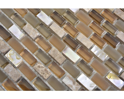 Mozaika z prírodného kameňa a skla