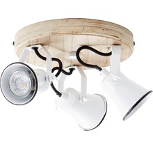 LED bodové svietidlo Brilliant Seed GU10 3x5 W biela