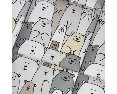 Dlaždice so vzorom medveďa