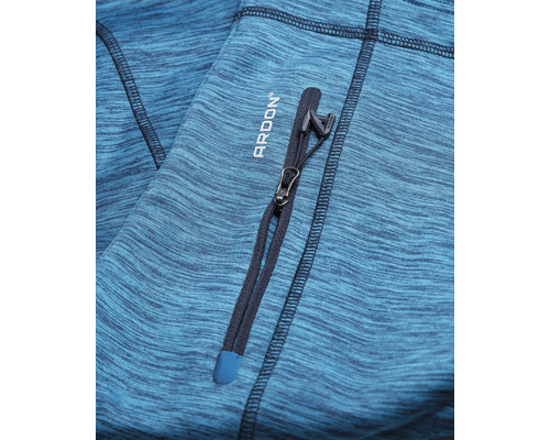 Detail pracovnej bundy s vreckom na zips a logom Ardon.