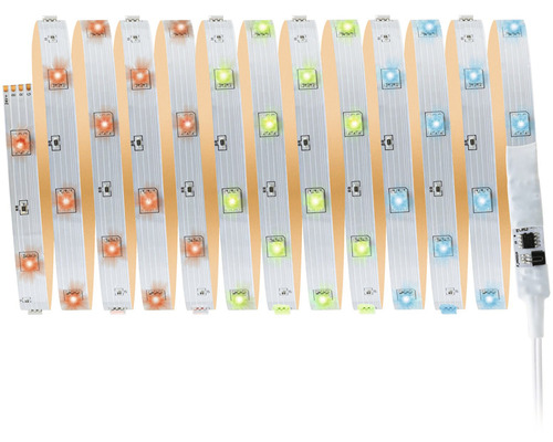 LED pás so svetlami rôznych farieb