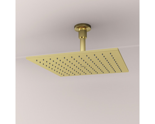 Štvorcová sprchová hlavica na montáž na strop