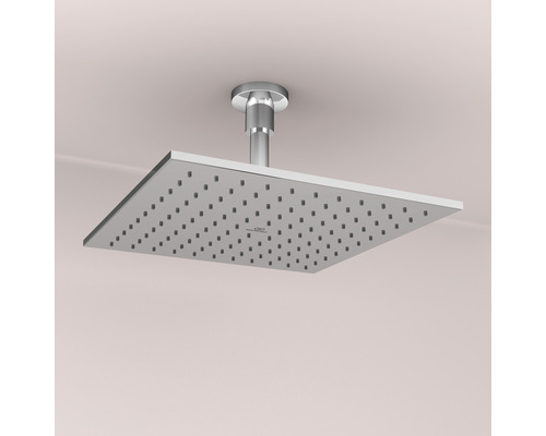Štvorcová hlavová sprcha na montáž na strop