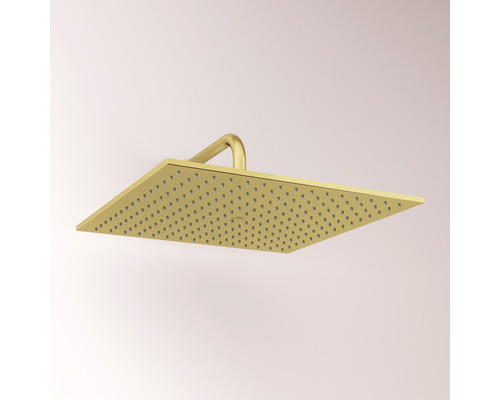 Štvorcová sprchová hlavica so sprchovým ramenom