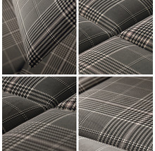 Detail látky s károvaným vzorom