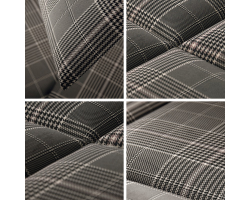 Detail látky s károvaným vzorom