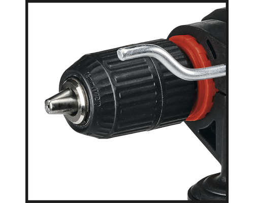 Detailný záber vŕtačky so skľučovadlom