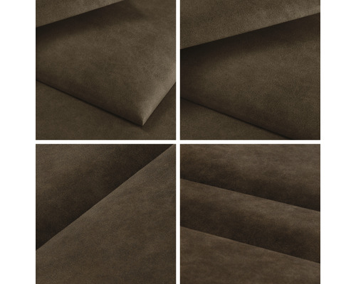 Detail hnedej poťahovej látky na nábytok