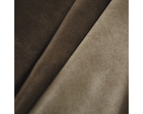 Detailný pohľad na poťahovú látku v rôznych odtieňoch hnedej