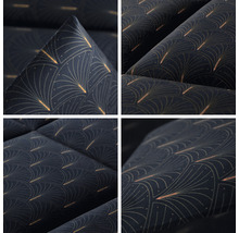 Detailný pohľad na textil so vzorom vejára